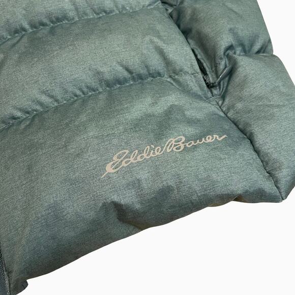 Eddie Bauer S Down Puffer Jacket | CirrusLite EB650, Atlantic Blue, NWOT, NEW - Picture 5 of 7